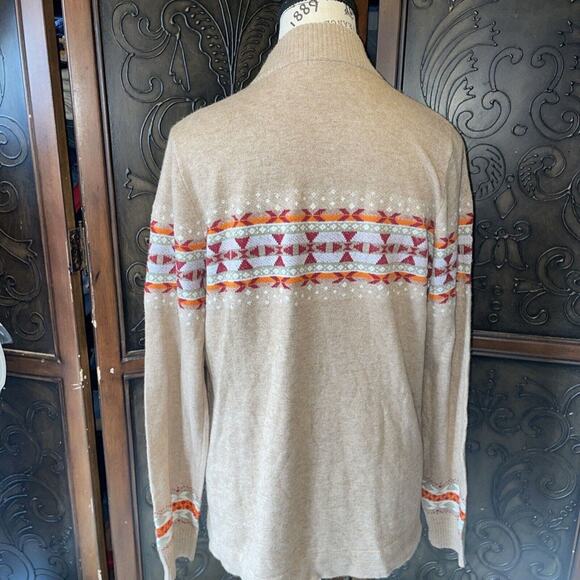 Woolrich Alpaca‎ Wool Blend Western Design Knit Sweater Women's Shirt Size S - Picture 4 of 6